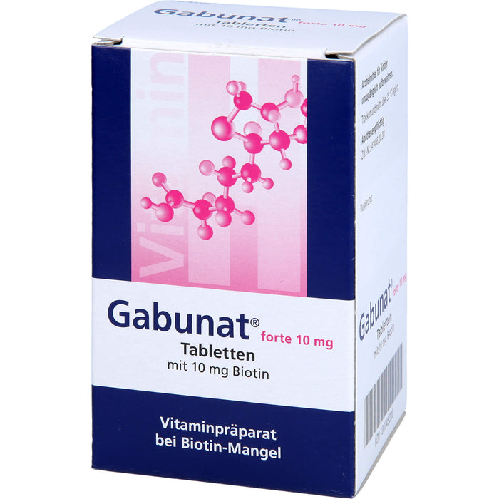 Gabunat forte 10 mg Tabletten mit Biotin bei Biotinmangel, 90 pcs. Tablets