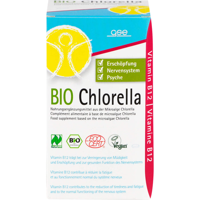 GSE Chlorella 500 mg Bio Naturland Tabletten, 240 St. Tabletten