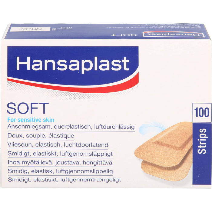 HANSAPLAST Soft Pflaster besonders hautfreundlich, 100 pcs. Patch