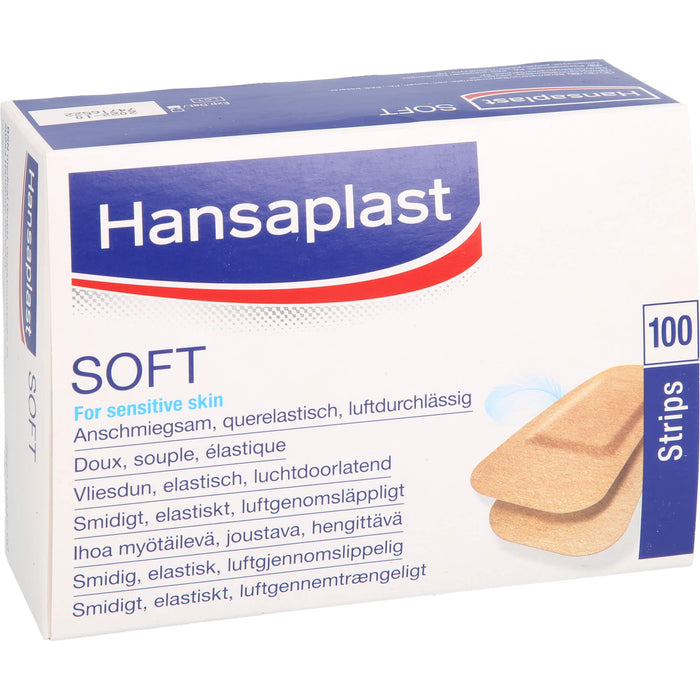 HANSAPLAST Soft Pflaster besonders hautfreundlich, 100 pc Pansement