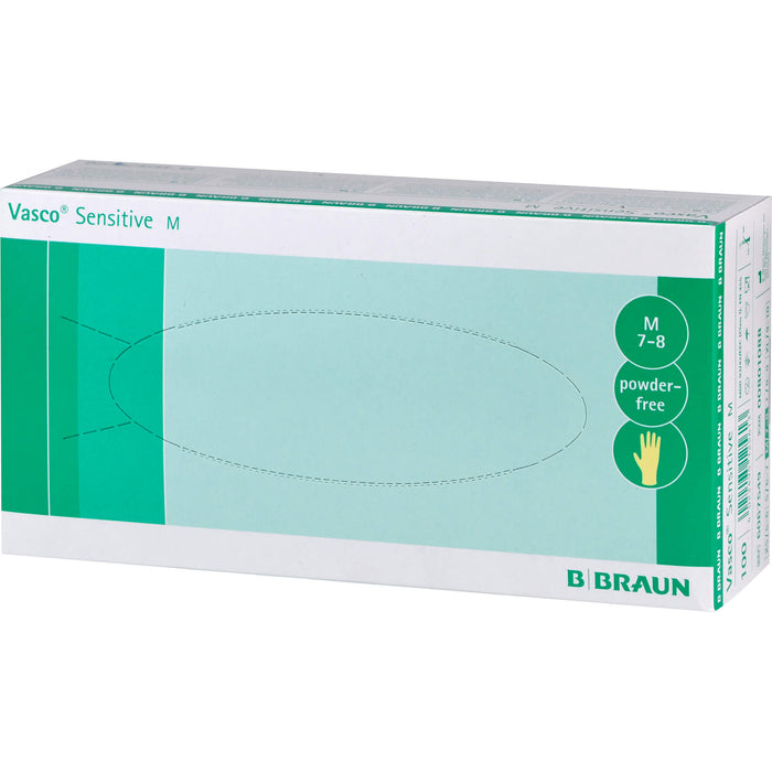 B.BRAUN Vasco Sensitive M puderfreie Handschuhe, 100 pc Gants