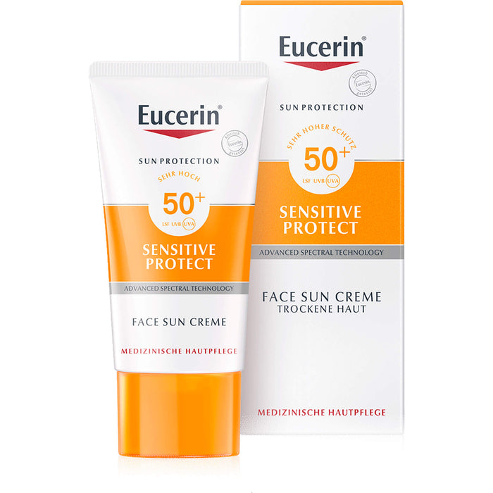 Eucerin Sensitive Protect Face Sun Creme LSF 50+, 50 ml Cream