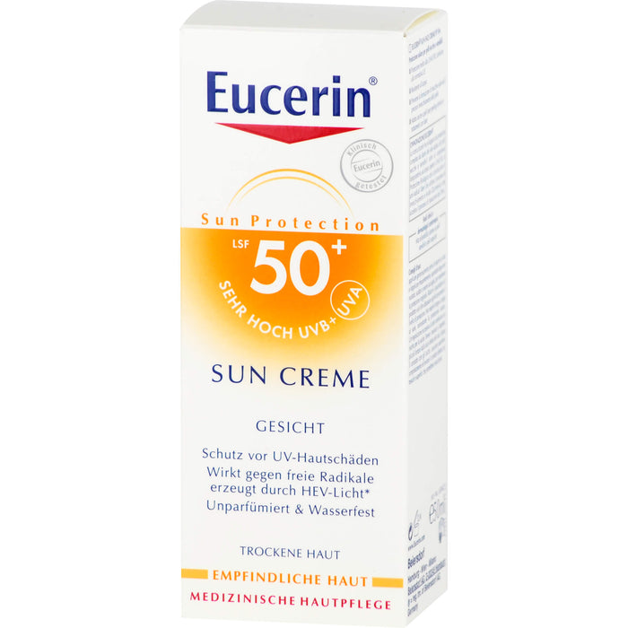 Eucerin Sensitive Protect Face Sun Creme LSF 50+, 50 ml Cream