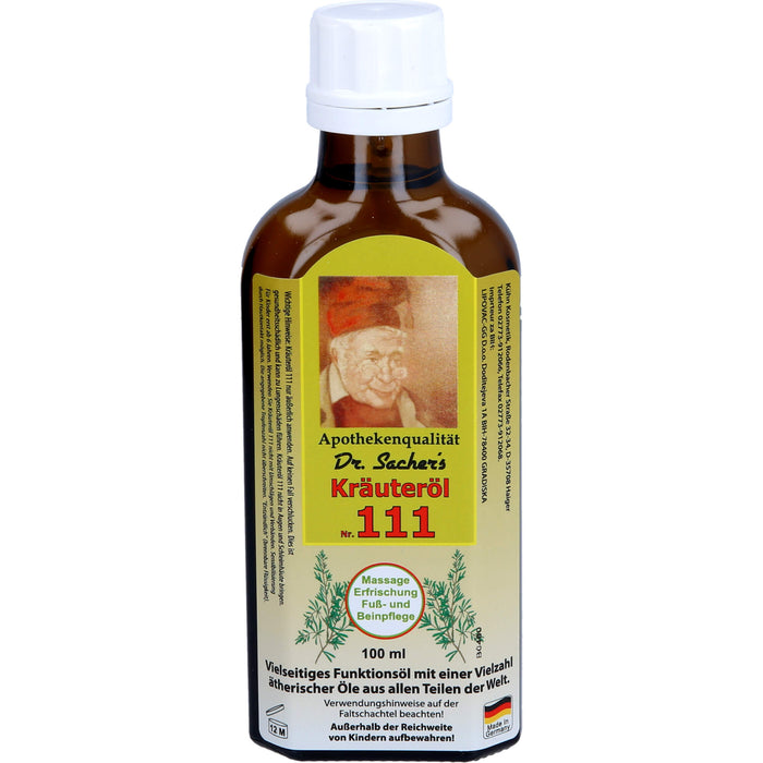 Dr. Sacher´s Kräuteröl Nr. 111 Ölmischung, 100 ml Solution