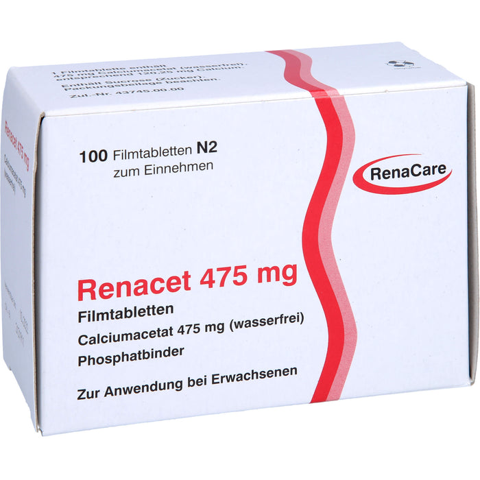 Renacet 475 mg Filmtabletten, 100 St FTA