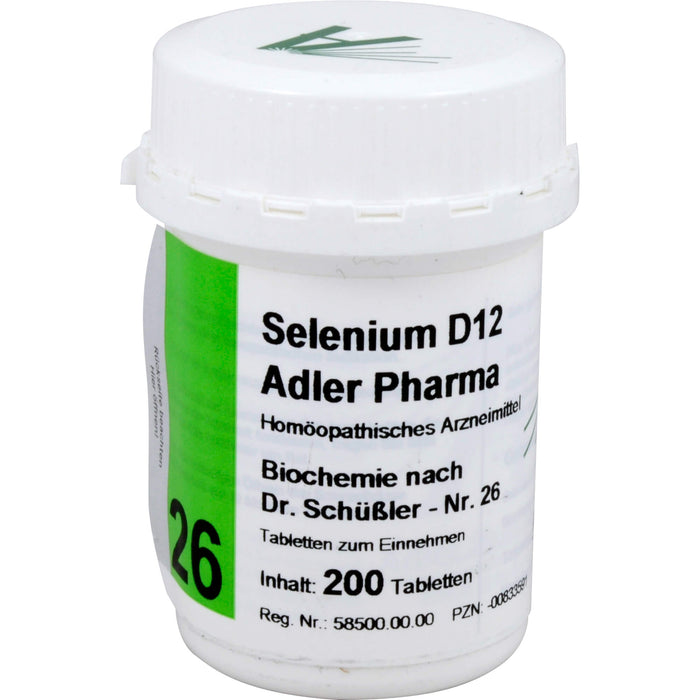 Biochemie Adler 26 Selenium D12 Tbl., 200 St. Tabletten