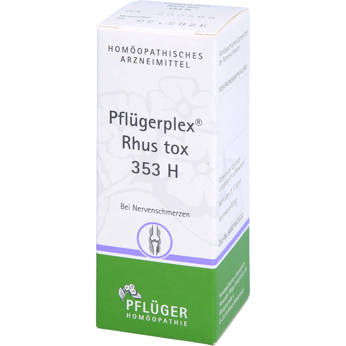 Pflügerplex Rhus tox 353 H Tabletten bei Nervenschmerzen, 100 pc Tablettes