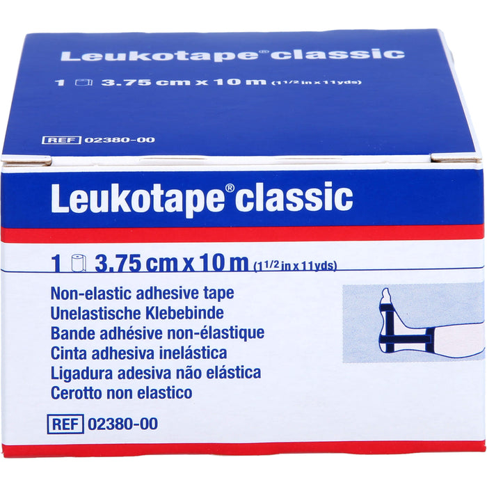 Leukotape classic 3,75 cm x 10 m schwarz Klebebinde, 1 pc Paquet