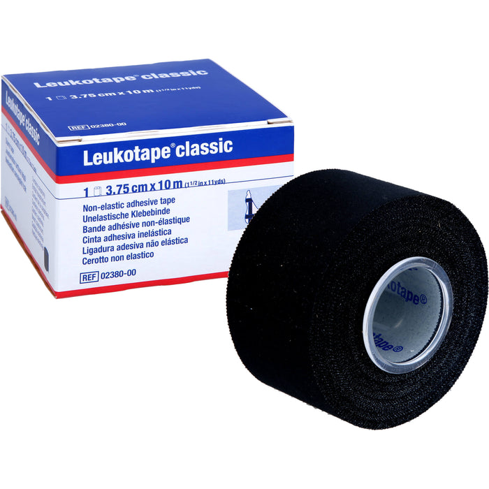 Leukotape classic 3,75 cm x 10 m schwarz Klebebinde, 1 pc Paquet