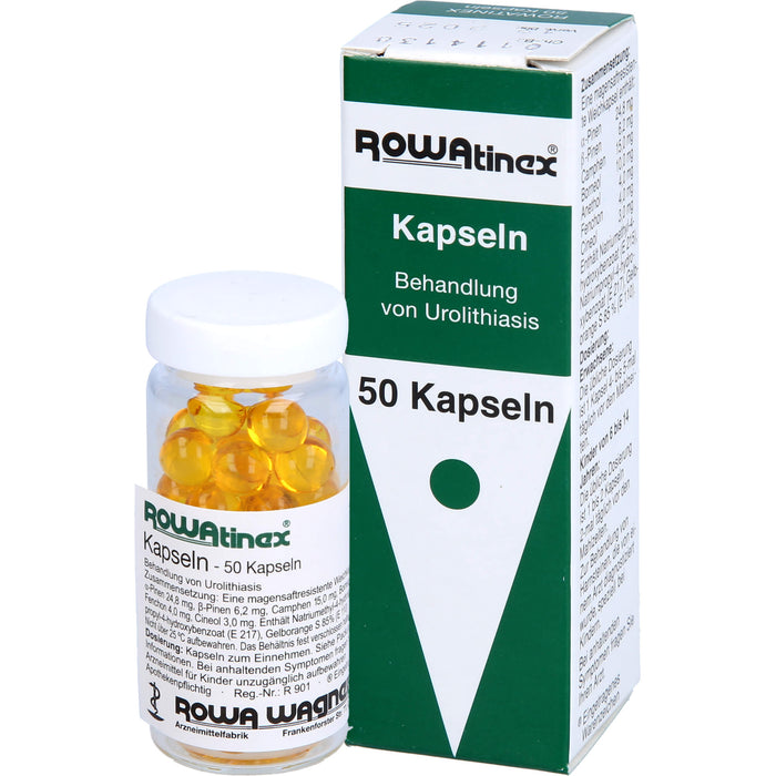 ROWAtinex Kapseln zur Behandlung von Urolithiasis, 50 St. Kapseln