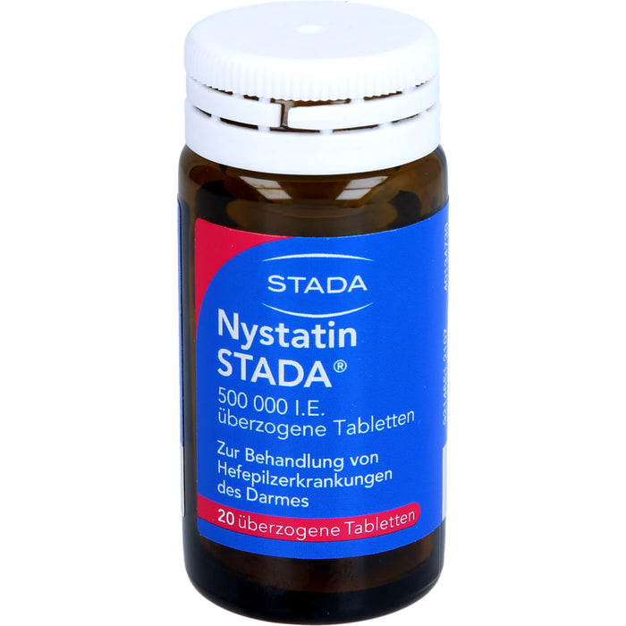 Nystatin STADA Tabletten bei Hefepilzerkrankungen des Darmes, 20 pc Tablettes