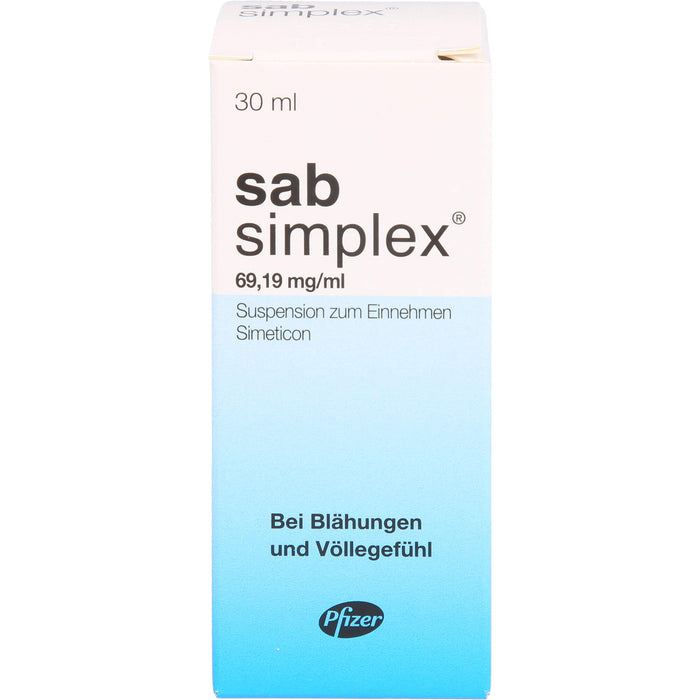 sab simplex Suspension bei Blähungen und Völlegefühl, 30 ml Solution