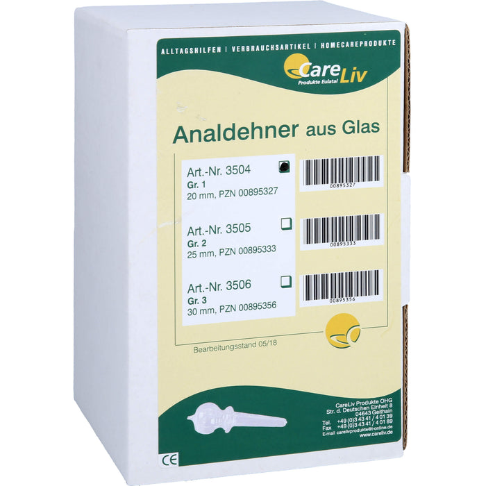 Analdehner Glas 20mm Gr.1, 1 St