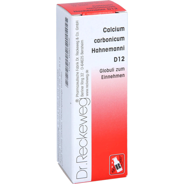 DR. RECKEWEG & CO Calcium carbonicum Hahnemanni D 12 Globuli, 10 g Globuli