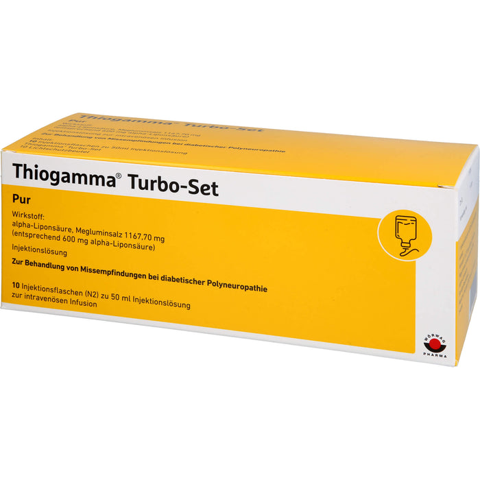 Thiogamma Turbo-Set Pur (ohne Inf.zubehör) Inj.-Lsg., 500 ml Lösung