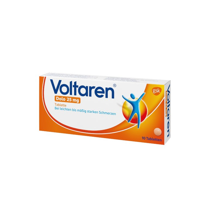 Voltaren Dolo 25 mg Tabletten, 10 pc Tablettes