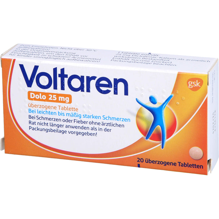 Voltaren Dolo 25 mg Tabletten, 20 St. Tabletten