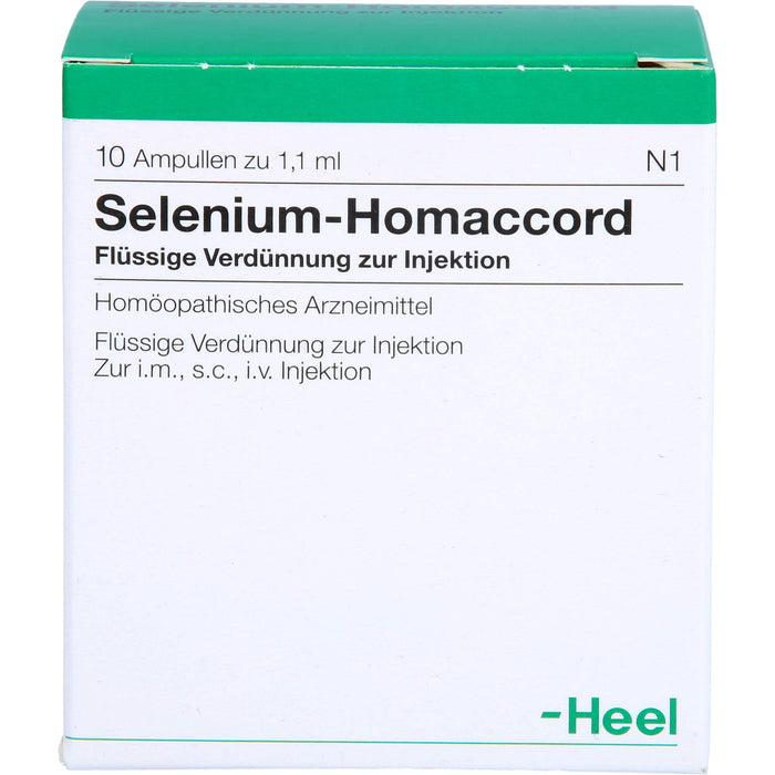 Selenium-Homaccord Inj.-Lsg., 10 St. Ampullen