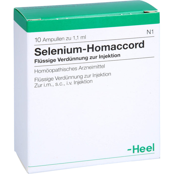 Selenium-Homaccord Inj.-Lsg., 10 pcs. Ampoules