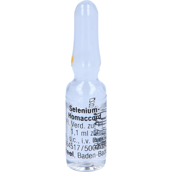 Selenium-Homaccord Inj.-Lsg., 10 pcs. Ampoules