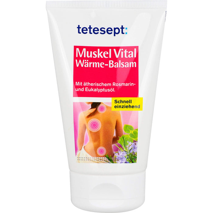 tetesept: Muskel Vital Wärme-Balsam schnell einziehend, 100 g Creme