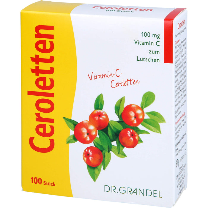 DR. GRANDEL Ceroletten Lutschtabletten, 100 pcs. Tablets