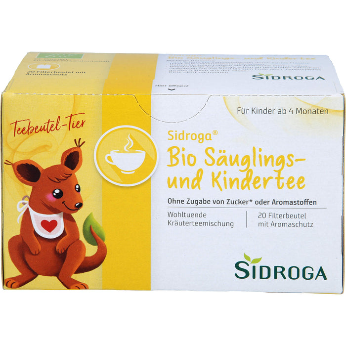 Sidroga Bio Säuglings-und Kindertee, 20 pc Sac filtrant