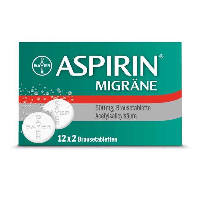 ASPIRIN Migräne Brausetabletten, 24 pcs. Tablets