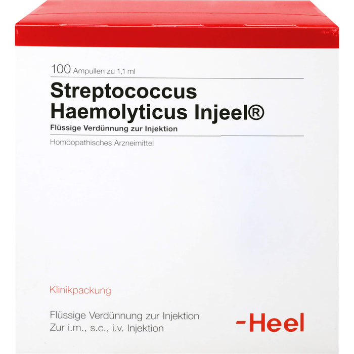 Streptococcus haemolyticus Injeel Amp., 100 St AMP