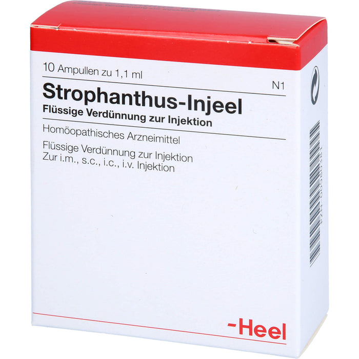 Heel Strophanthus Injeel flüssige Verdünnung, 10 St. Ampullen