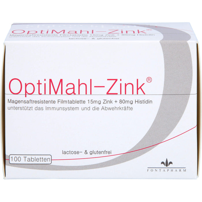 OptiMahl-Zink 15mg, 100 St TAB