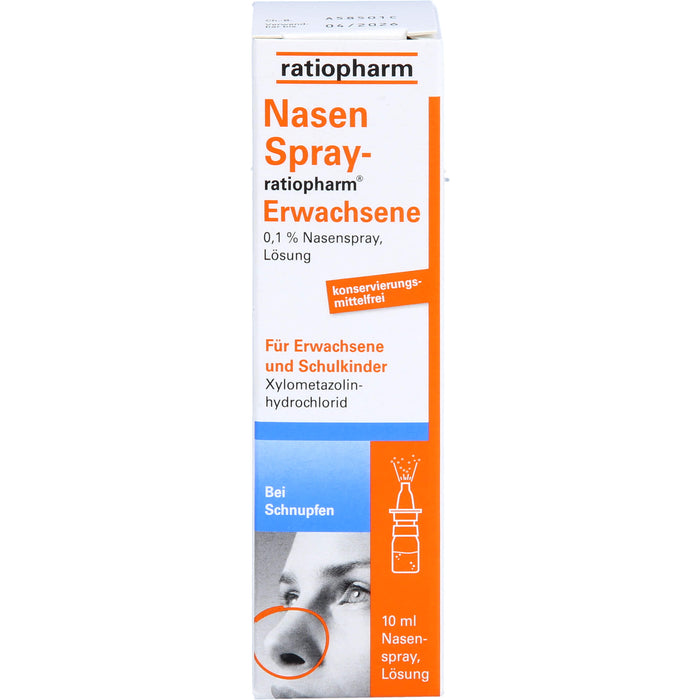 NasenSpray-ratiopharm Erwachsene, 10 ml Solution