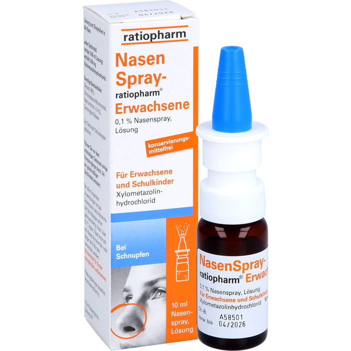 NasenSpray-ratiopharm Erwachsene, 10 ml Lösung