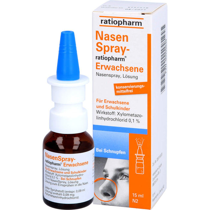 NasenSpray-ratiopharm Erwachsene, 15 ml Solution