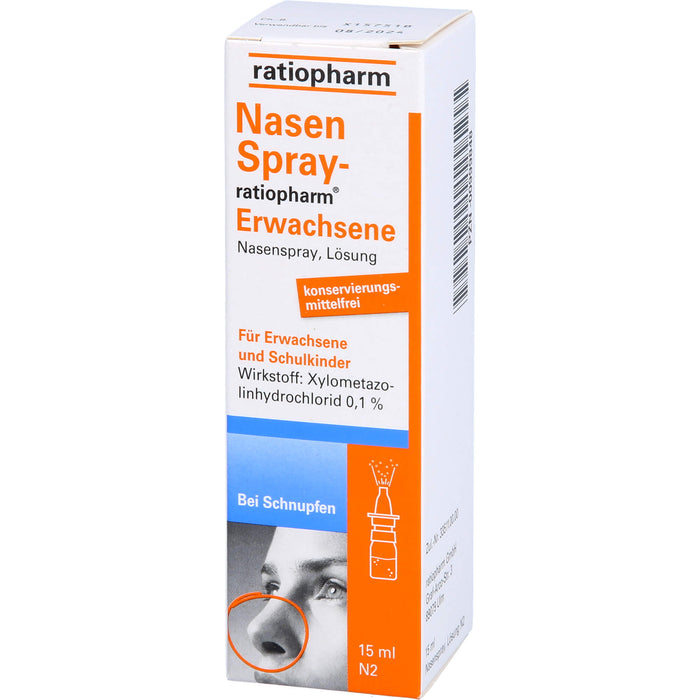 NasenSpray-ratiopharm Erwachsene, 15 ml Solution