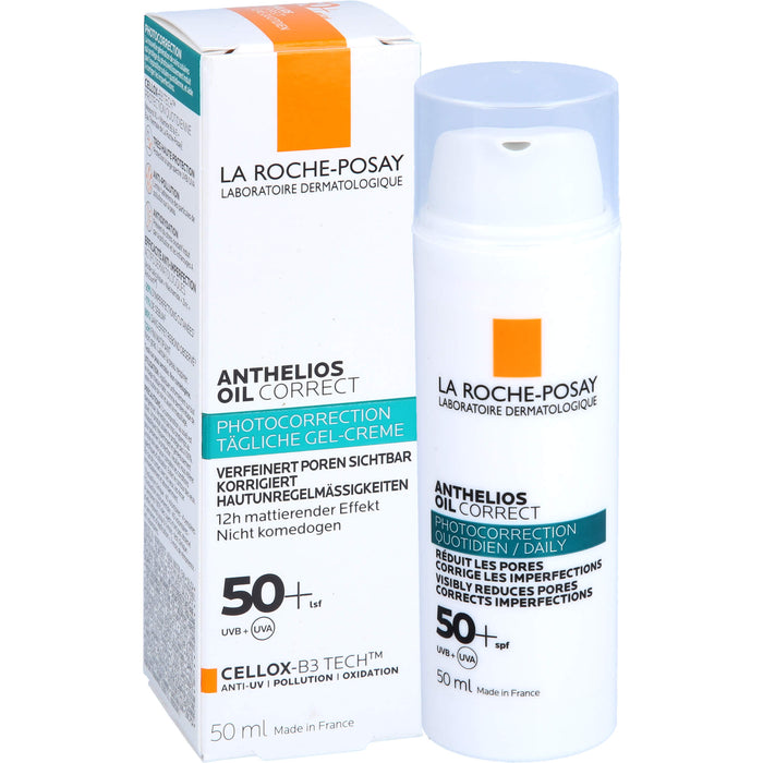 ROCHE-POSAY Anthelios Oil Correct LSF 50+, 50 ml GEL