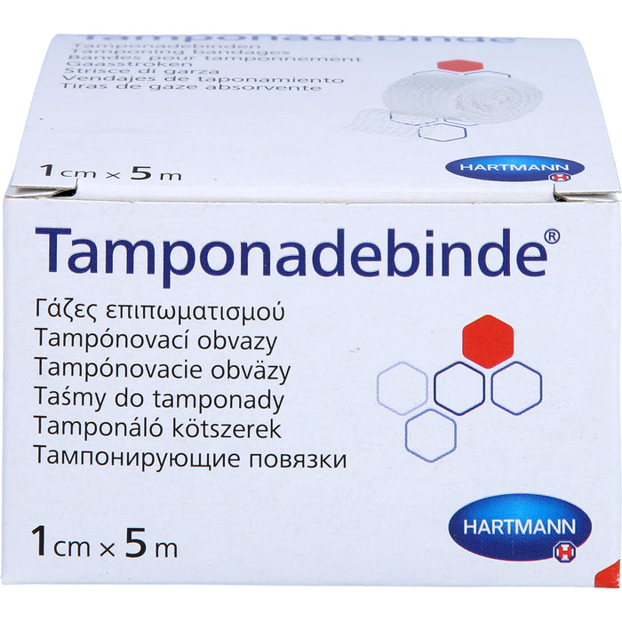 HARTMANN Tamponadebinde 5 m x 1 cm steril, 1 pc Tamponnades