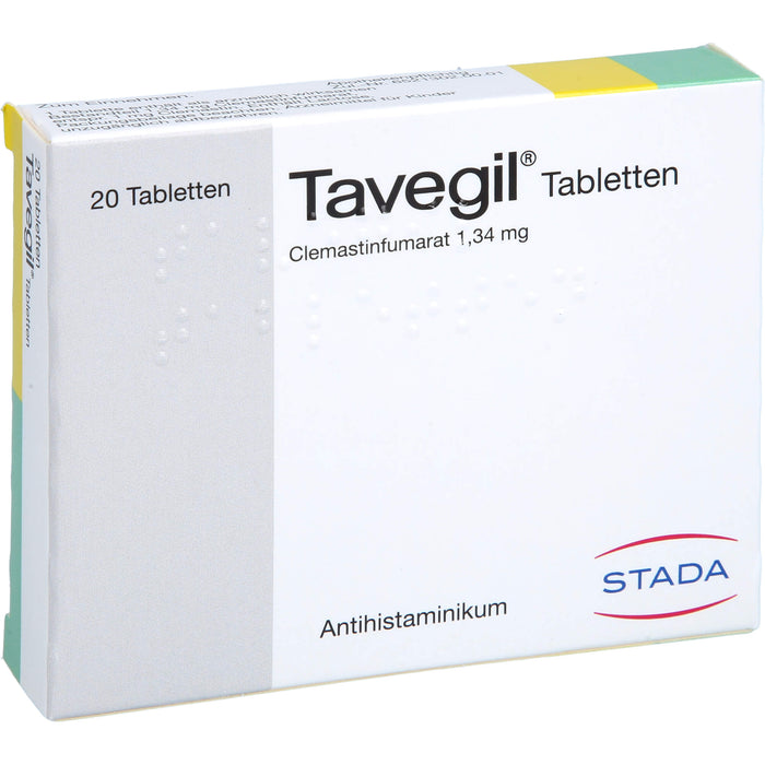 Tavegil Tabletten Antihistaminikum, 20 pc Tablettes