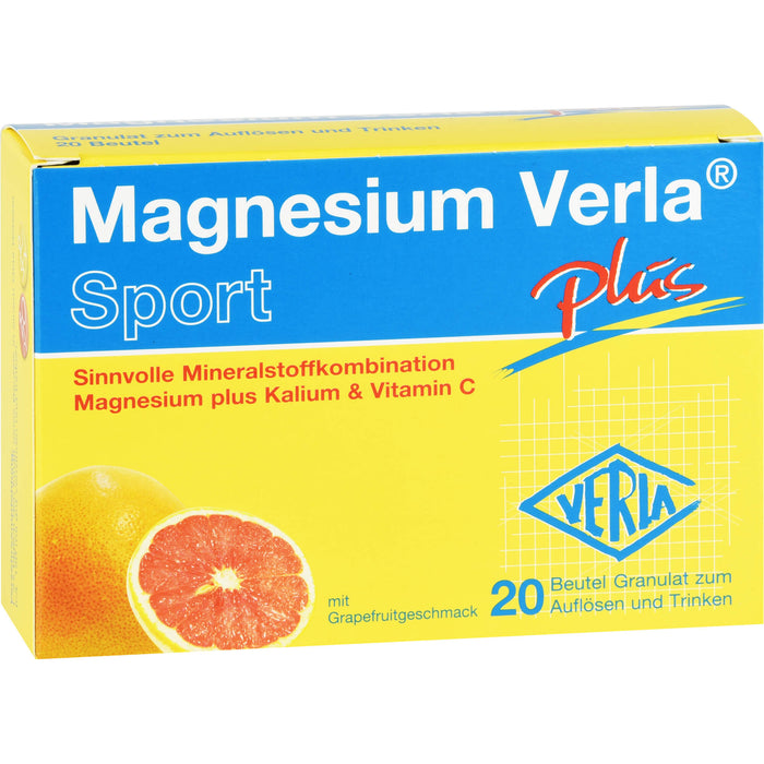 Magnesium Verla plus Sport Granulat, 20 pcs. Sachets