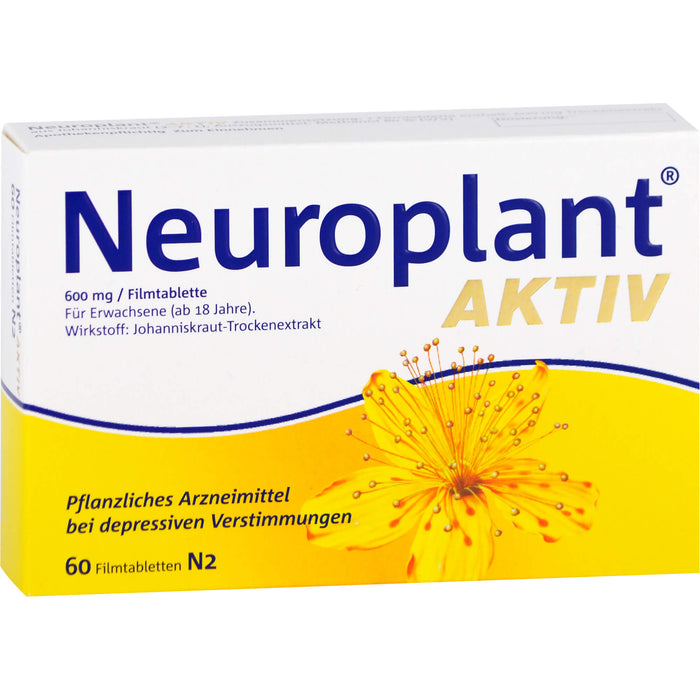 Neuroplant aktiv Filmtabletten bei depressiven Verstimmungen, 60 pc Tablettes