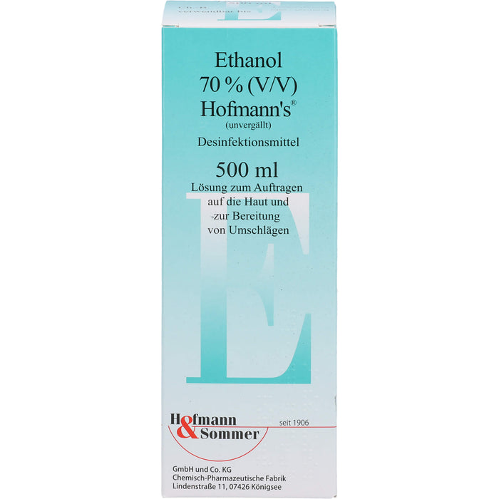 Ethanol 70% (V/V) Hofmann's, 500 ml LOE