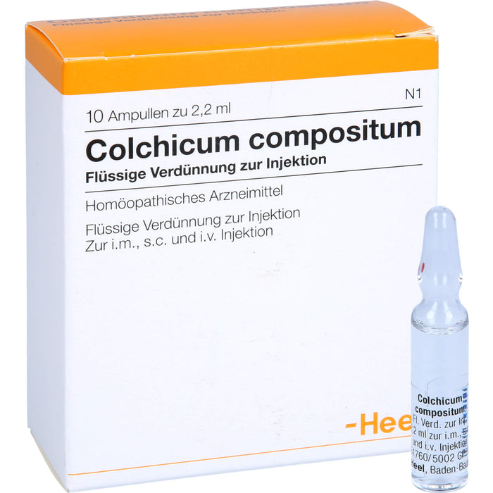 Colchicum compositum Heel flüssige Verdünnung, 10 pc Ampoules