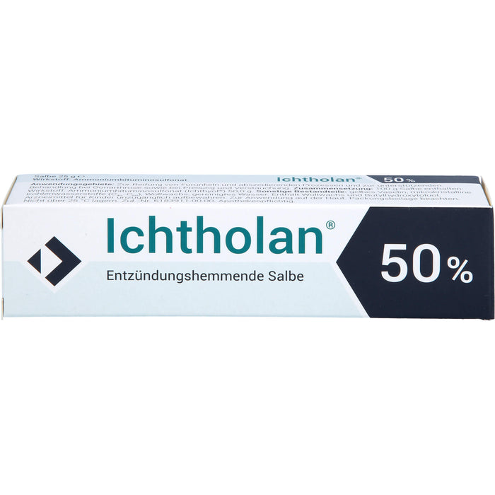 ICHTHOLAN 50 % entzündungshemmende Salbe, 25 g Salbe