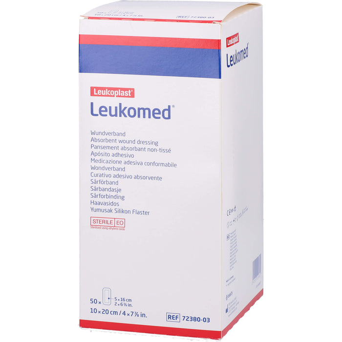 Leukomed Wundverband 10 x 20 cm, 50 pc Pansement