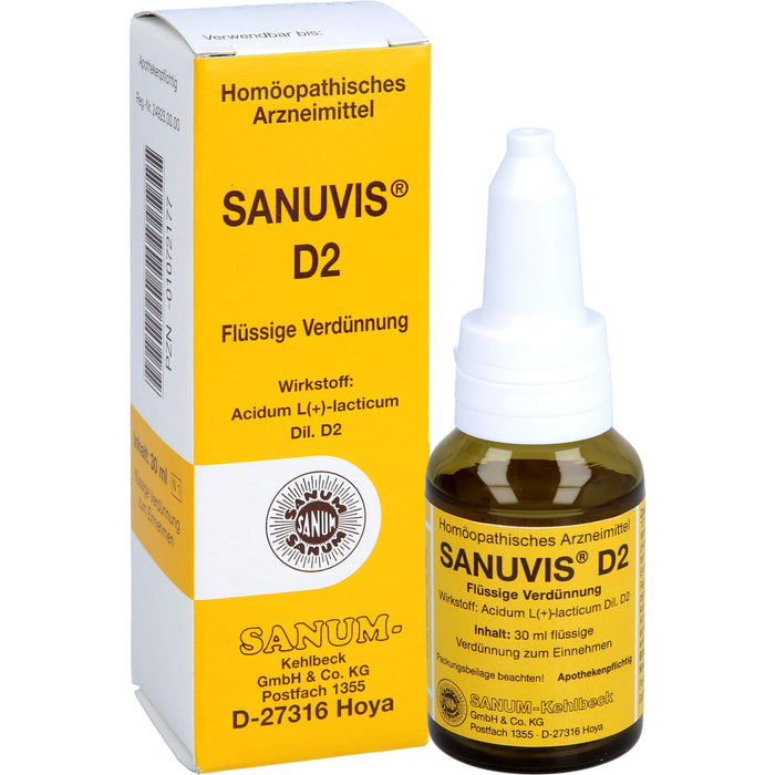 SANUM-KEHLBECK Sanuvis D2 Dilution, 30 ml Solution