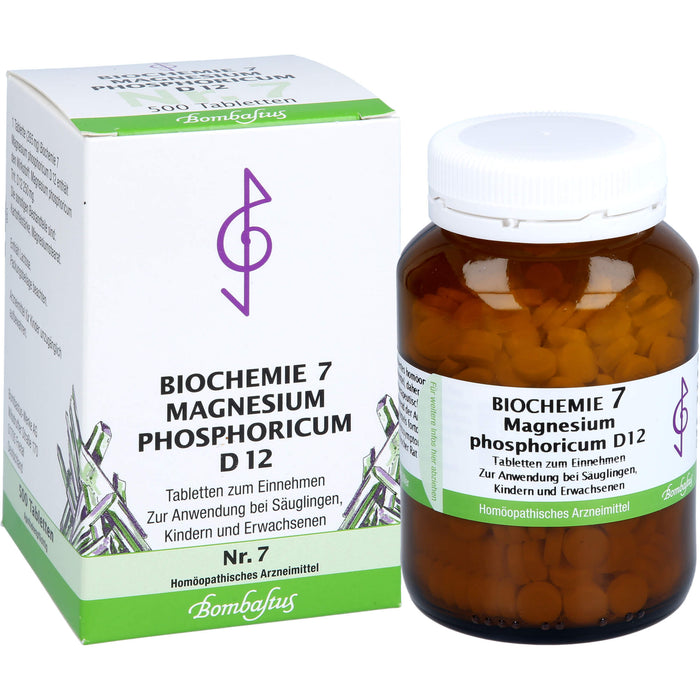 Biochemie 7 Magnesium phosphoricum Bombastus D12 Tbl., 500 St. Tabletten