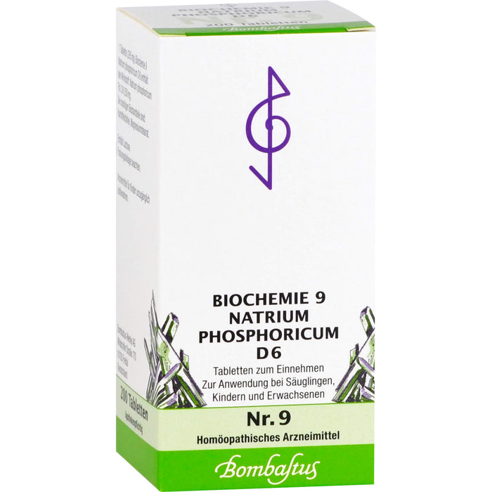 Biochemie 9 Natrium phosphoricum Bombastus D6 Tbl., 200 St TAB