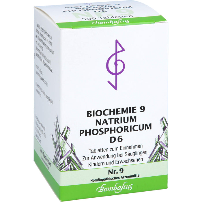 Biochemie 9 Natrium phosphoricum Bombastus D6 Tbl., 500 St TAB