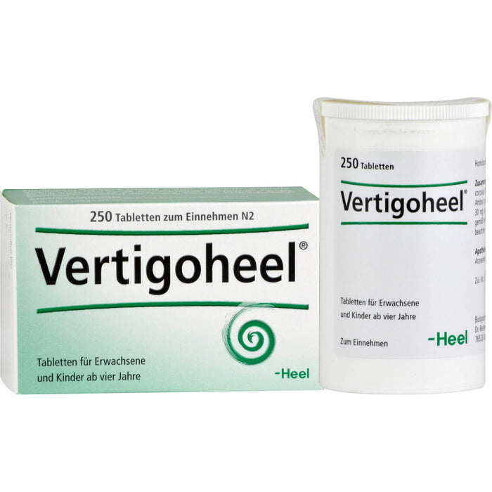 Vertigoheel Tabletten bei Schwindel, 250 St. Tabletten