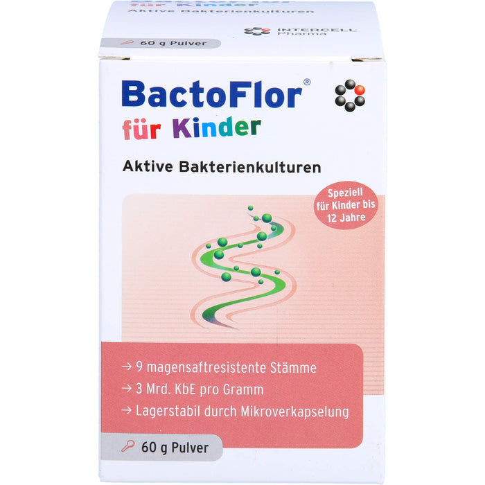 BactoFlor für Kinder aktive Bakterienkulturen Pulver, 60 g Pulver